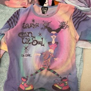 cop copine space girl top